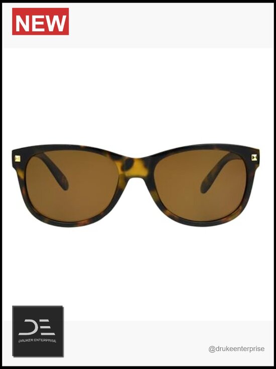 Polarized Square Sunglasses for Women, Tortoise Shell Frame main image 6